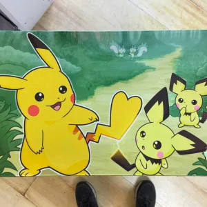 Playmat - Mousepad 35X60Cm Diseño Pokemon Pikachu y Pichu