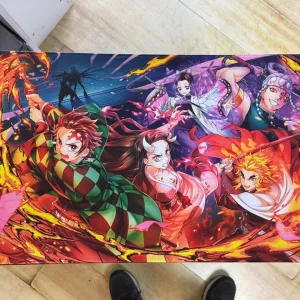 Playmat - Mousepad 35X60Cm Diseño Demon Slayer