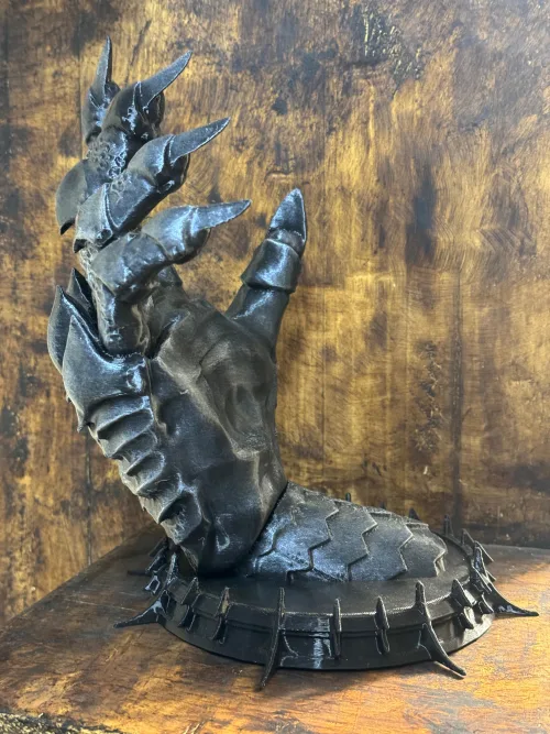 Soporte para Audifonos o Joystick Impreso en 3D Mano de Sauron Señor de los Anillos - Imagen 3