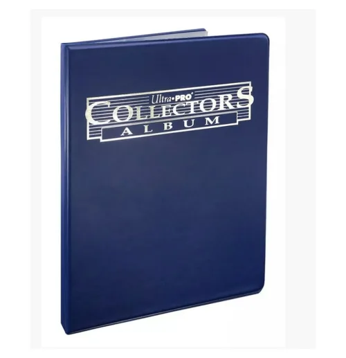 Carpeta Cartas 4 bolsillos portfolio Collector's Blue Ultra Pro.