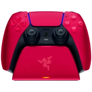 Base Carga Para Joystick Ps5 Razer Quick Charging Stand Red