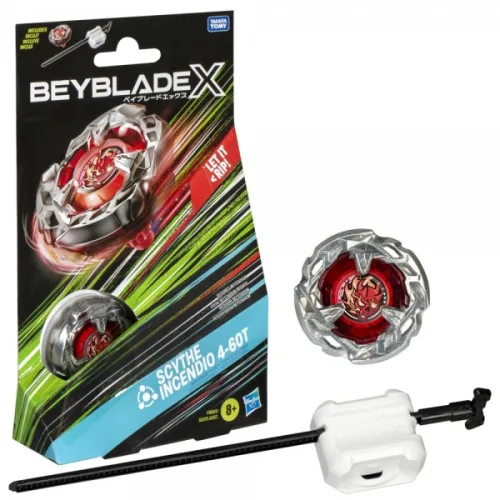 Trompo Beyblade X Kit Inicial Scythe Incendio 4-60T - Imagen 2