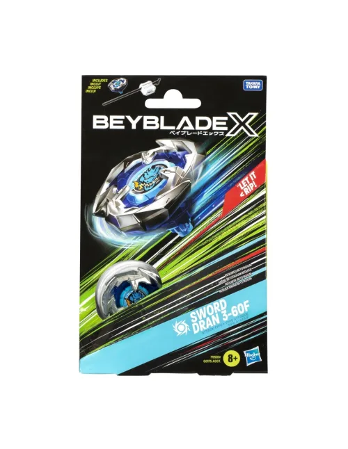 Trompo Beyblade X Kit Inicial Sword Dran 3-60F