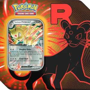 Cartas Pokemon Team Rocket Tin Persian Inglés
