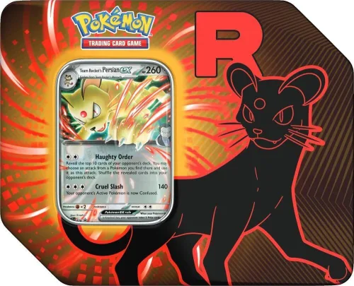 Cartas Pokemon Team Rocket Tin Persian Inglés