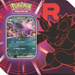 Cartas Pokemon Team Rocket Tin Nidoking Inglés