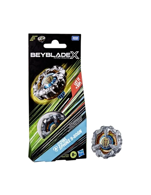 Trompo Beyblade X Booster Single Top Ast - Cowl Sphinx 9-80GN Kit de Refuerzo