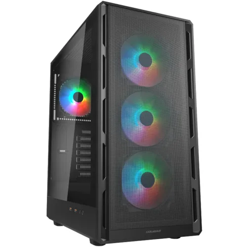 PC Gamer Armado Cougar Airface Pure Black, Procesador AMD Ryzen 5 9600x, Placa Madre B650M H DDR5 Gigabyte, Grafica MSI Nvidia Geforce RTX 4060 8GB Ventus x2 Black, Memoria Ram 32GB 5600Mhz, Almacenamiento SSD 1TB M.2 Hiksemi, Fuente de Poder 750W Bronze Gigabyte