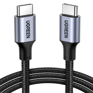 Cable de datos Ugreen USB-C 2.0 a USB- C 2.0 5A 1Mt