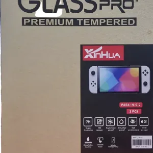 Mica de Vidrio Premium Templado protectora de pantalla para Nintendo Switch 2 Xinhua