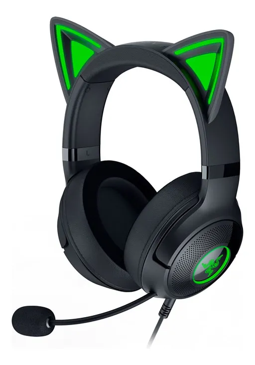 Audifonos Gamer Razer Kraken Kitty V2 Black Color Negro
