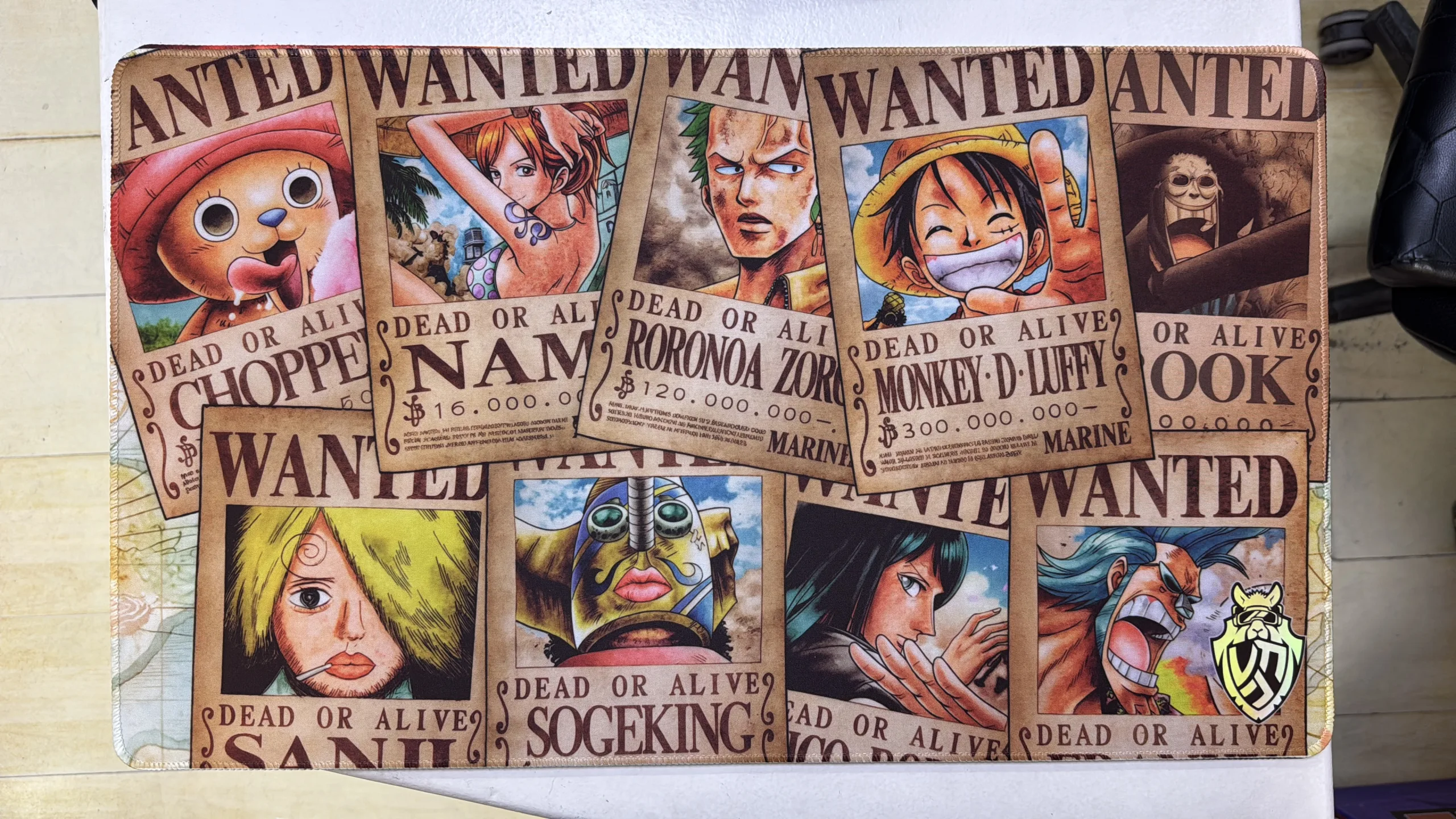 Playmat - Mousepad 35X60Cm Diseño One Piece 4