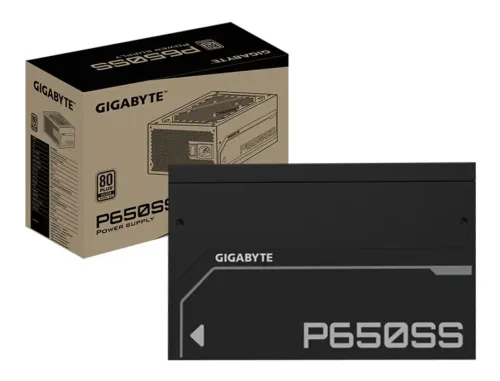Fuente de poder Gigabyte GP-P650SS 80 Plus Silver 650 W - 230V EU Negro