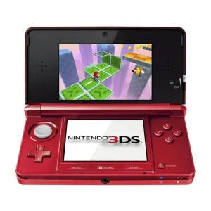 Consola Nintendo 3DS Color Rojo, Segunda Mano, SIN LAPIZ, Con Cargador