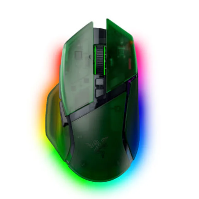 Mouse Gamer Razer Basilisk V3 Pro 35K Phantom Green Edition