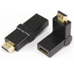 adaptador conector HDMI Hembra a Macho 180°