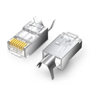 Conector RJ-45 Blindado 10 Unidades BAG CAT6A 1000MBPS NW123