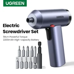 Atornillador Destornillador Inalambrico Recargable 9 piezas 5 Nm Ugreen UT118