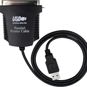 Cable de impresora USB a Paralelo, adaptador de puerto USB de 36 Pines, USB 2.0 to Parallel IEEE 1284 Centronic 36-Pin Printer Cable CN36