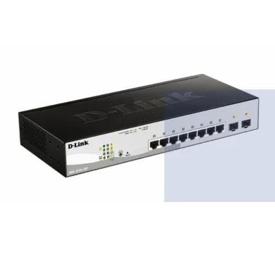 conmutador D-LINK SWITCH DGS-1210-10P 8-PORT GIGABIT 2-PORTS SFP POE