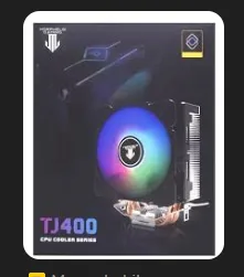 ventilador CPU Morpheus TJ400 RGB, 120mm, Intel/AMD, RGB S/1700/1200/11151/AM4