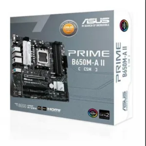 Placa Madre Asus PRIME B650M-A II AM5/DDR5/ MATX/ VGA/ HDMI/ DP/ AMD Ryzen™ 7