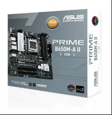 Placa Madre Asus PRIME B650M-A II AM5/DDR5/ MATX/ VGA/ HDMI/ DP/ AMD Ryzen™ 7