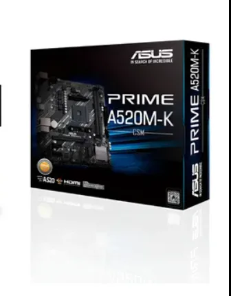 Scheda Madre ASUS PRIME A520M-A II/CSM, AMD AM4, Micro ATX, DDR4, M.2, USB 3.2 Type-C, Aura Sync
