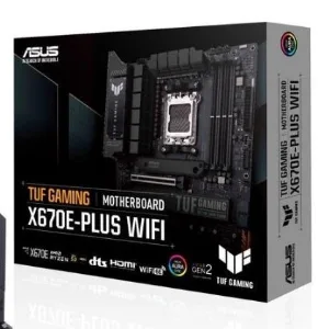 Placa Madre ASUS TUF Gaming X670E-PLUS WiFi 6E/ AM5 Ryzen 7000/ ATX/ HDMI/ DP/ DDR5/4M.2