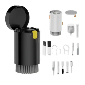 Kit De Limpieza Portátil De Teclado De Cámaras 20 En 1 Negro