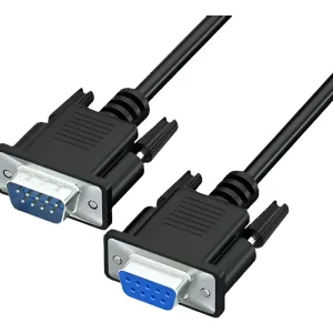 Cable Extension Serial Db9 Macho Hembra 1m Rs232