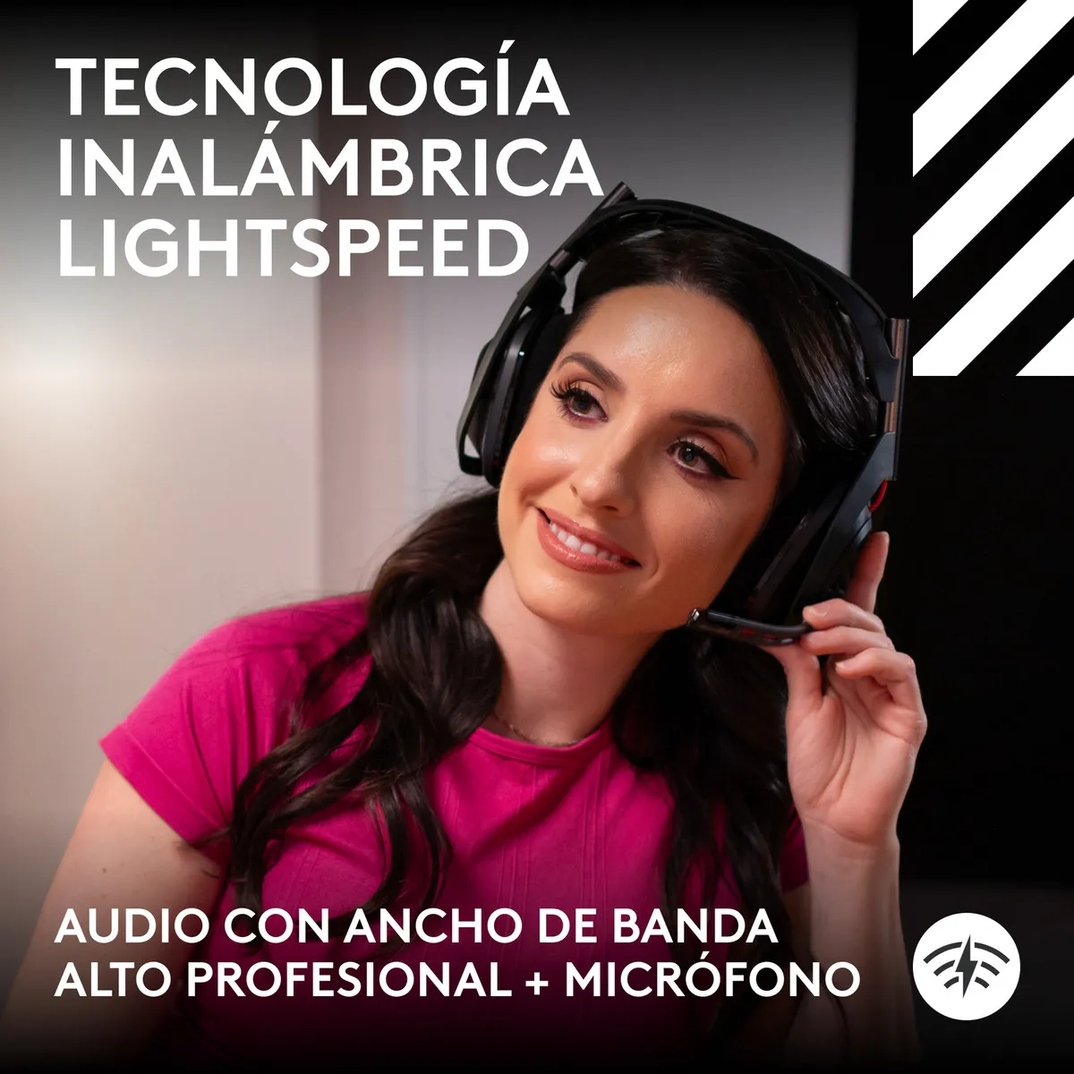 Audifonos Gamer Inalambricos Serie Astro A50 Gen5 + Estación Base Color Negro - Imagen 2