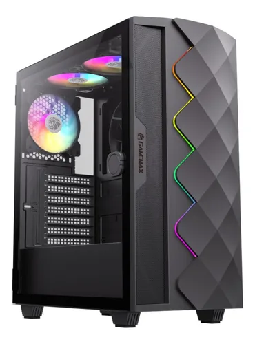 PC Gamer Armado Diamond CP Black, Procesador Intel Core i5 12400, Grafica RTX 3050 6Gb, Memoria Ram DDR5 16Gb, Almacenamiento SSD Sata 480gb, Placa Madre H610M K V2 Gigabyte, Fuente Poder 550w Silver Ice Gigabyte