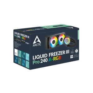 enfriador de CPU líquido AIO ARCTIC Liquid Freezer III Pro 240 A-RGB.