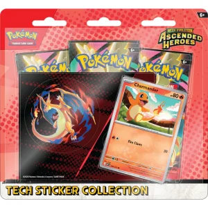 [PREVENTA 05/02/2026] Mega Evolution: Ascended Heroes - Tech Sticker Collection Charmander Mega-Charizard - Español