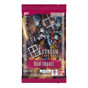 Sobre Cartas TCG Gundam Dual Impact INGLES Booster Pack