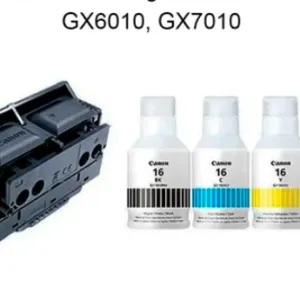 Kit Cabezal Canon Maxify GX6010 - GX7010 (Incluye 4 tintas GI-16 BK, C, M, Y)