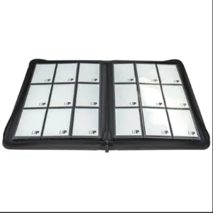 Carpeta Para Cartas TCG Ultra Pro Vivid 9 Pocket Zippered Pro-Binder Black 360