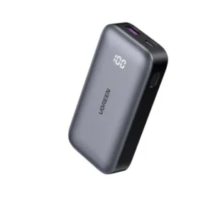 Bateria Portatil Powerbank Ugreen 10.000MAh Mini/Pantalla Quick Charging 30W Gris PB502