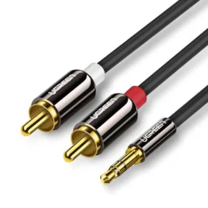 Ugreen Mini Jack 3.5mm a 2 RCA (modelo 10590 / AV116) de 3 metros