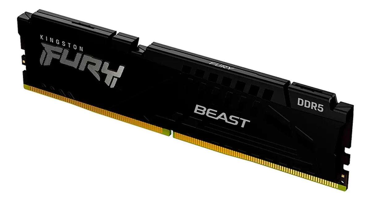 Memoria Ram Kingston Fury Beast Black Ddr5, 32gb 5600mt/s, Amd Expo / Intel XMP - Imagen 2