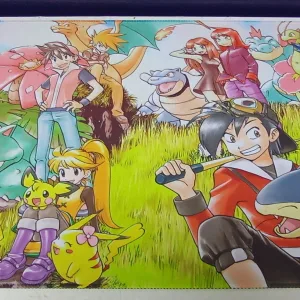 Playmat - Mousepad 35X60Cm Diseño Pokemon Red Rojo