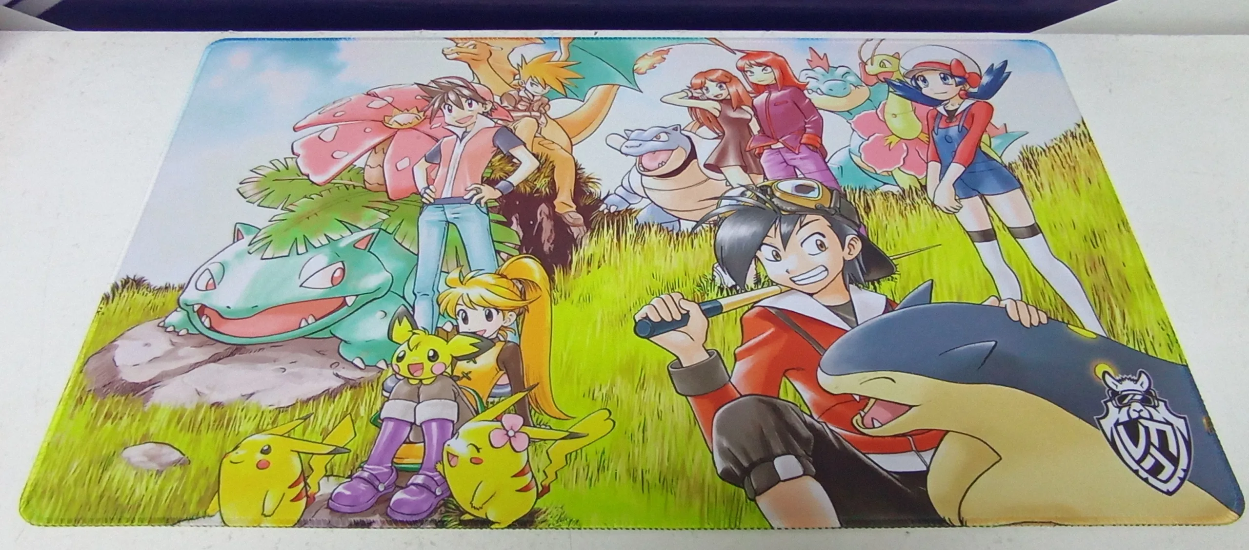 Playmat - Mousepad 35X60Cm Diseño Pokemon Red Rojo