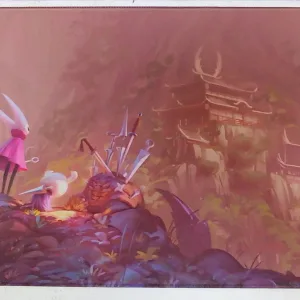 Playmat - Mousepad 35X60Cm Diseño Hollow Knight Silkson Hornet