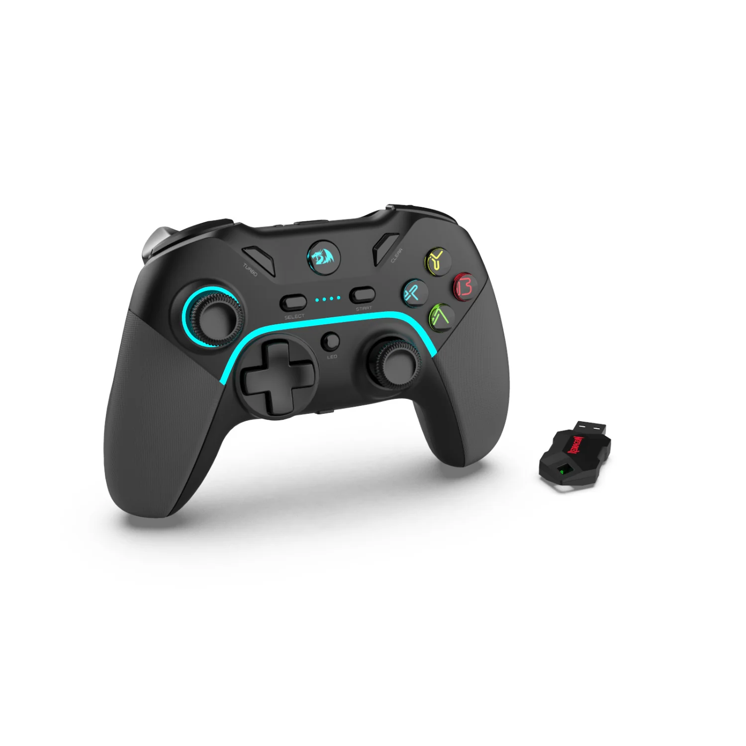 Control Joystick Gamer Redragon Harrow Pro G808 compatible PS3, PC, Android, Windows, Nintendo Switch - Negro - Imagen 7