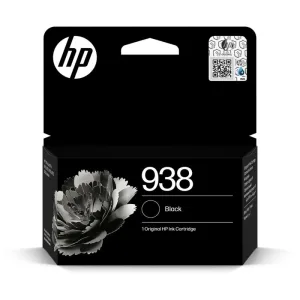 Tinta HP Original Cartucho Catridge HP 938 Black Negro