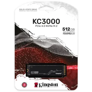 SSD Kingston M.2 512 GB KC3000 PCIe 4.0 NVMe