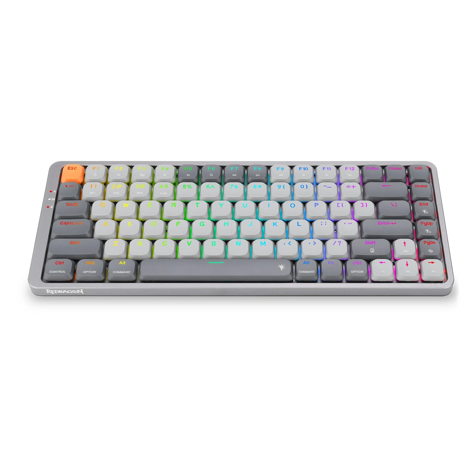 Teclado Gamer Redragon Azure 75% Low Profile K652GG-RGB-PRO Español Inalambrico - Imagen 2