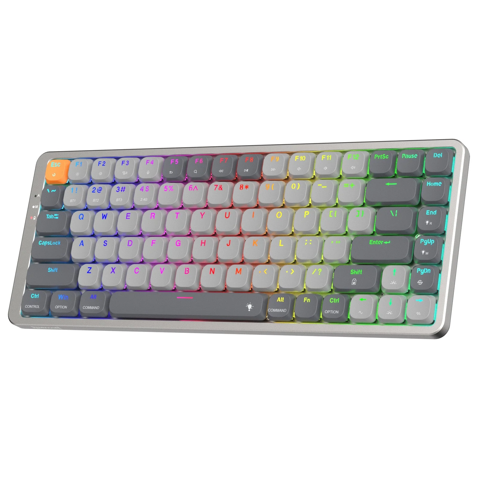 Teclado Gamer Redragon Azure 75% Low Profile K652GG-RGB-PRO Español Inalambrico - Imagen 7