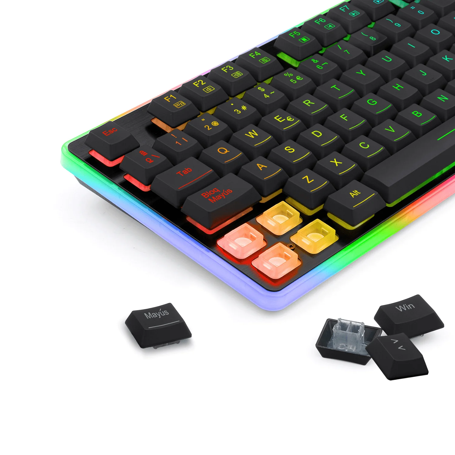 Teclado Gamer Redragon Dyaus 2 K509 RGB Negro Alambrico Español - Imagen 2